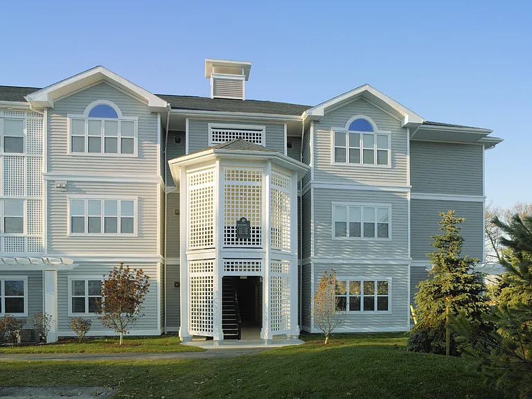 Breezeways Leading to Front Entrances