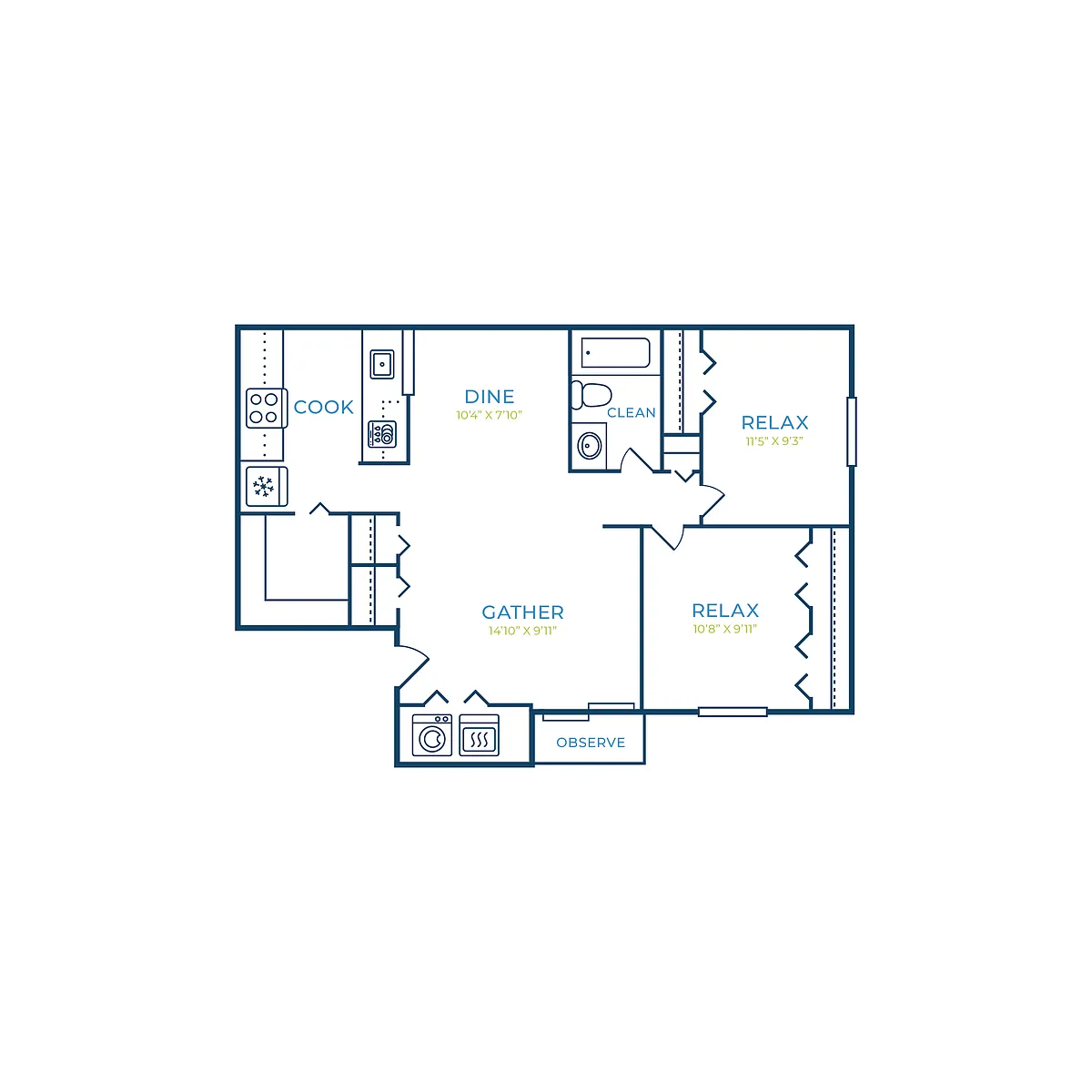 Floor plan B1