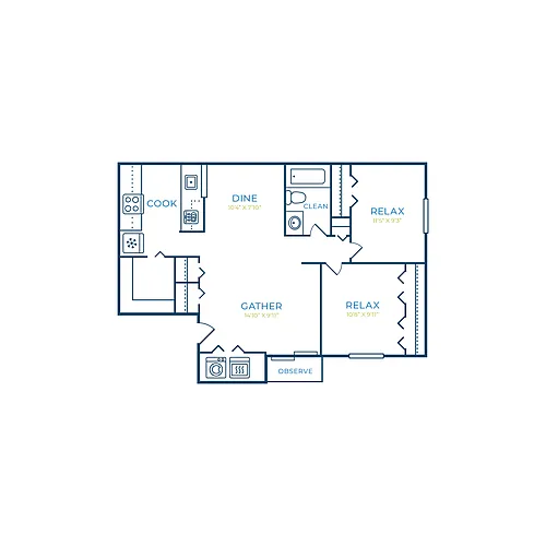 Floor plan B1