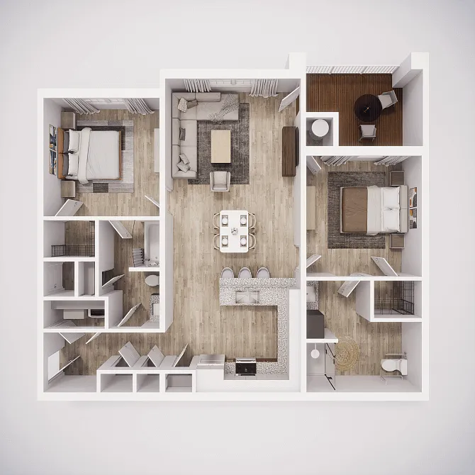 Floor plan LT2x2