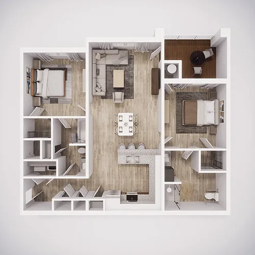 Floor plan LT2x2