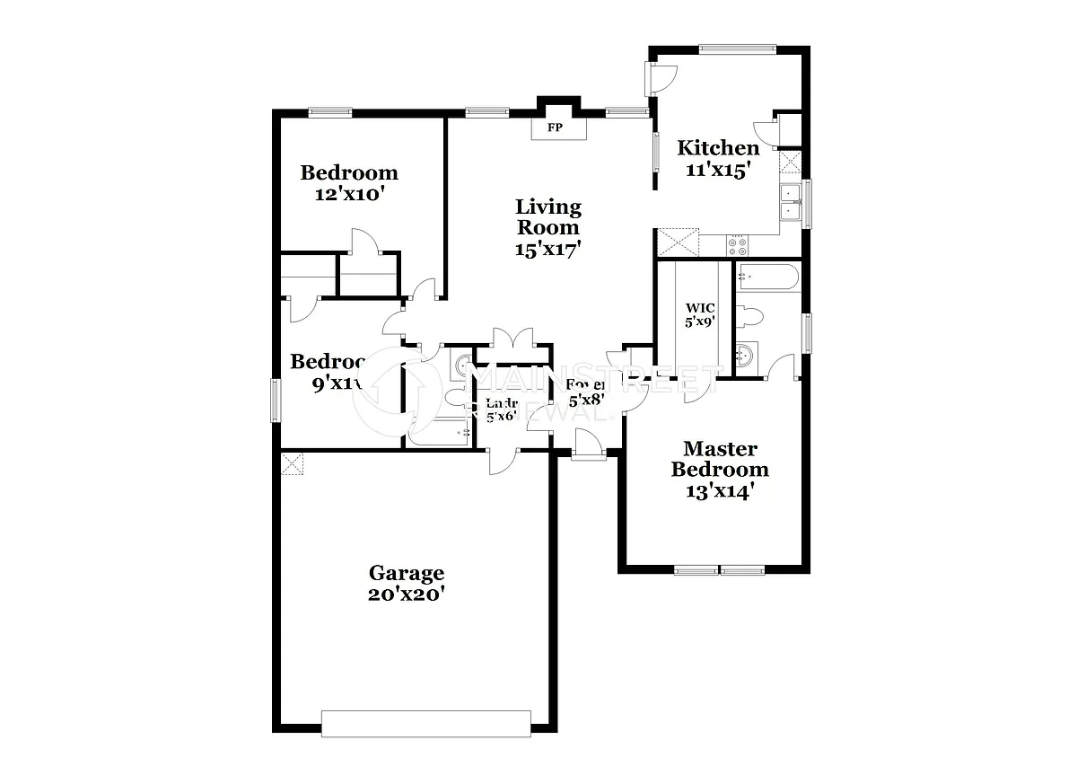 Floor Plan - 13031 Planters Row Dr
