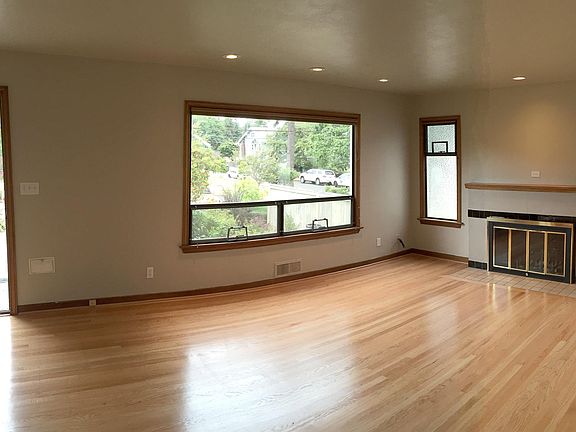 Entry and upstairs living room