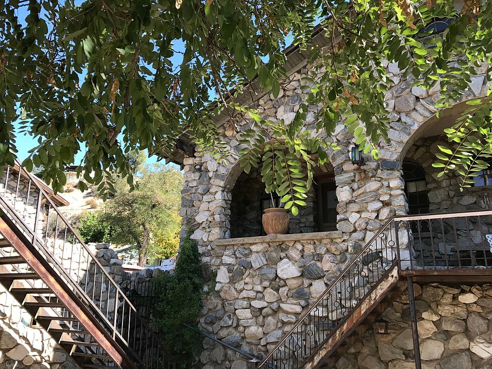 Back door patio entrance (stairs lead up to apartment)