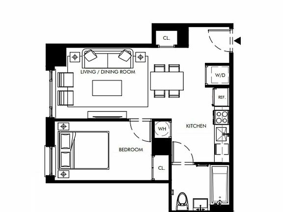 2nd image of 50 Clarkson Ave #1102