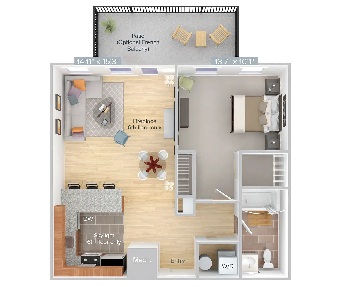 Floor plan A3-738