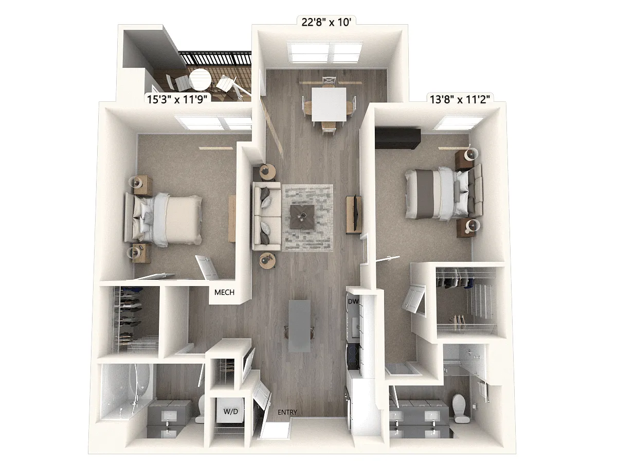 Floor plan B24U