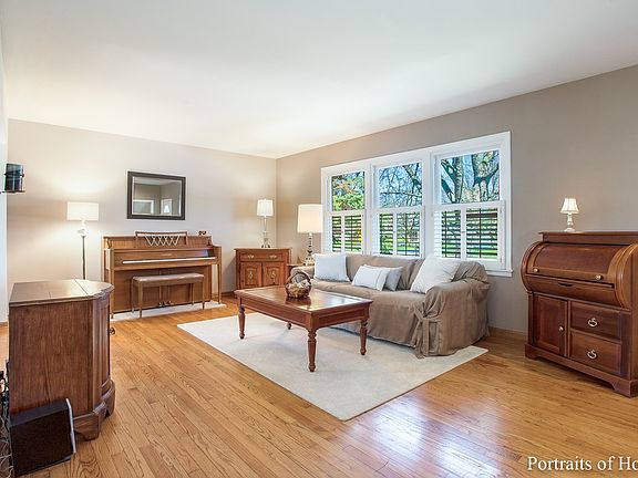 Hardwood floor.