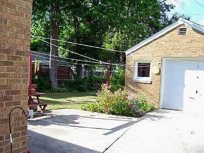 Extra deep fenced yard