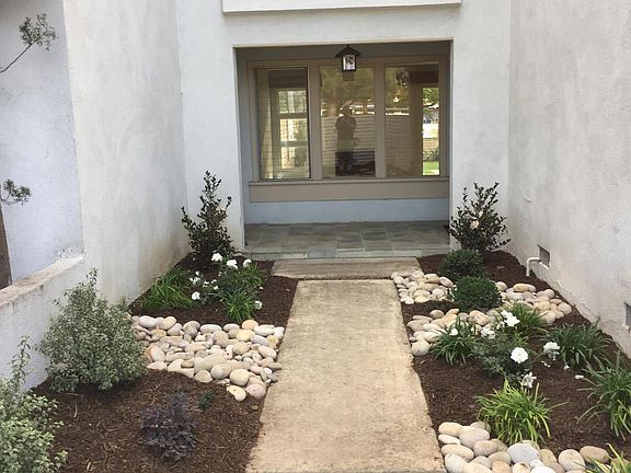 Front entry toward house