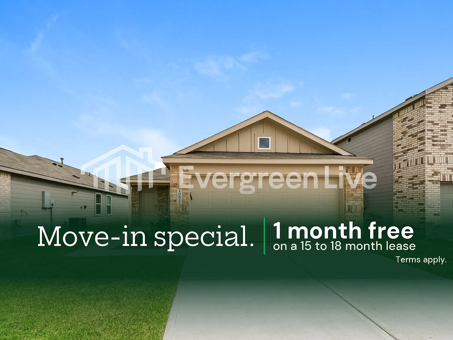 3 bed, 2.0 bath, 1409 sqft, $1,595 — Photo 1