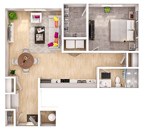 Floor plan A1D