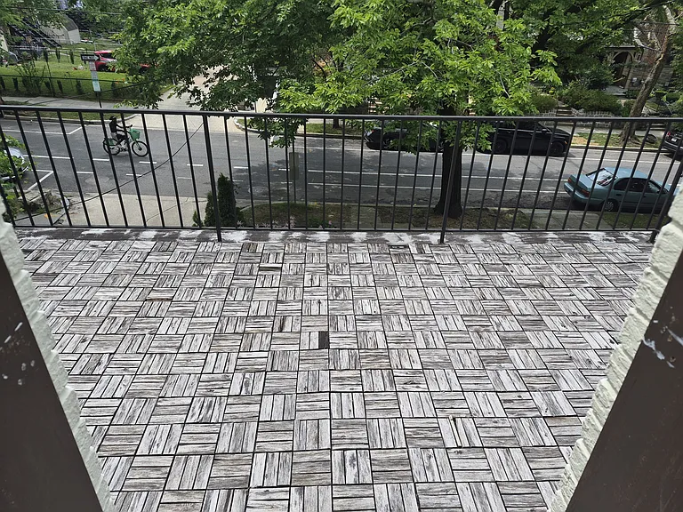 Private patio attached to bedroom