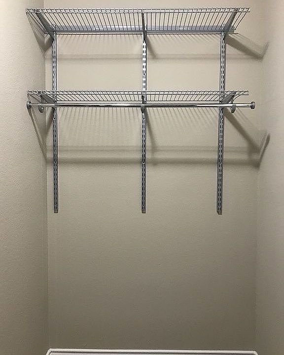 Master closet (behind door)