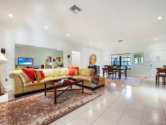 Generously Appointed Living Room And Dining Room