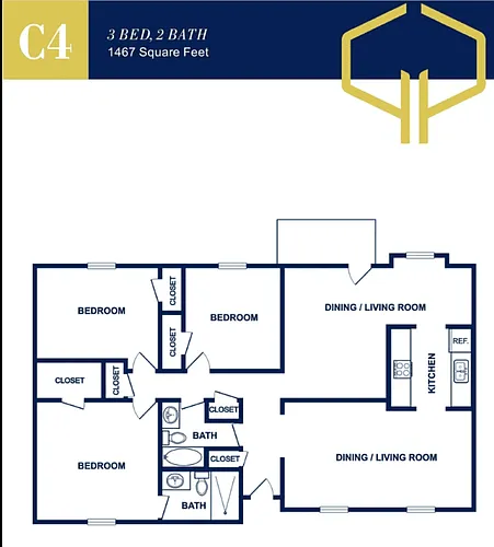 Floor plan The 1467