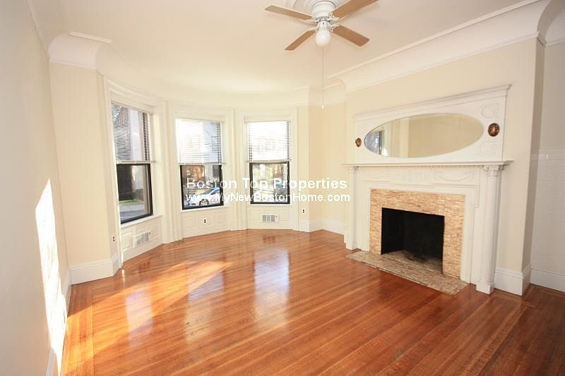 Sunny bow front living room