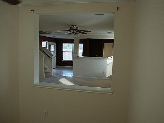 View from study to Den and Kitchen. Enjoy the openness.