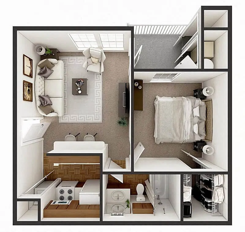 Floor plan Cozy Cottage