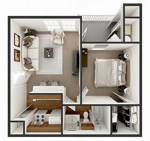 Floor plan Cozy Cottage