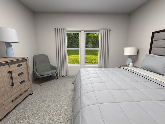 Luxurious primary suite