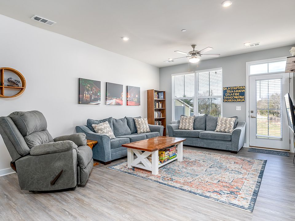 Plenty of natural light in open concept living area