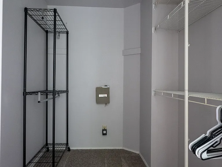 Master walk-in closet