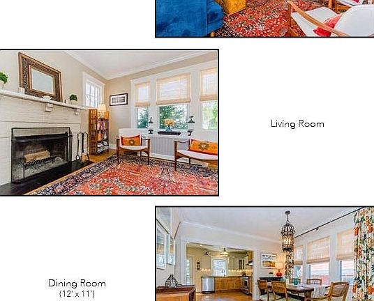 Dining Room, Kitchen, 1st floor bedroom or office