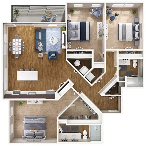 Floor plan Jefferson