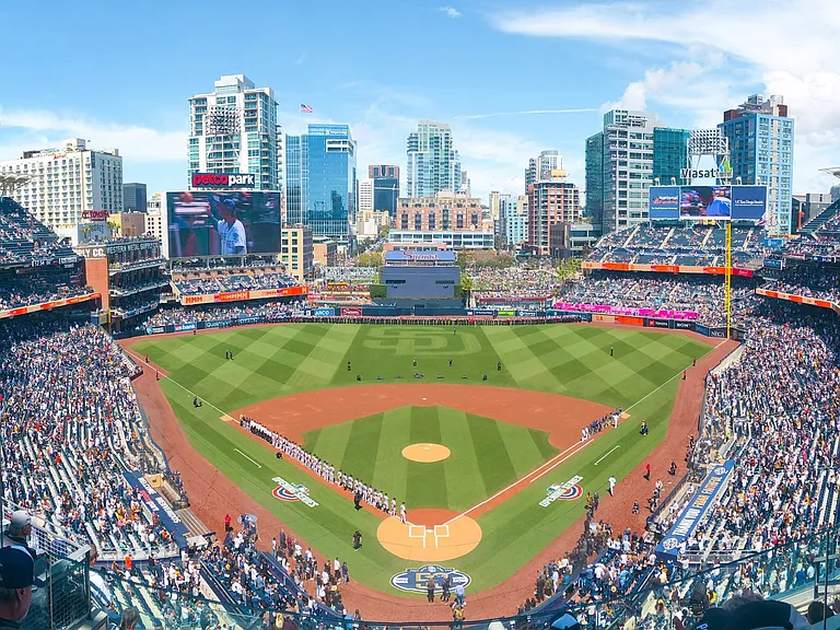 Walk to Petco Park & the Gallagher Square for Padres games and concerts