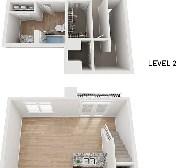 Poppy 1x1 Floor Plan Poppy 1x1 Floor Plan