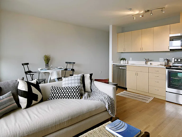Kitchen and Living Room