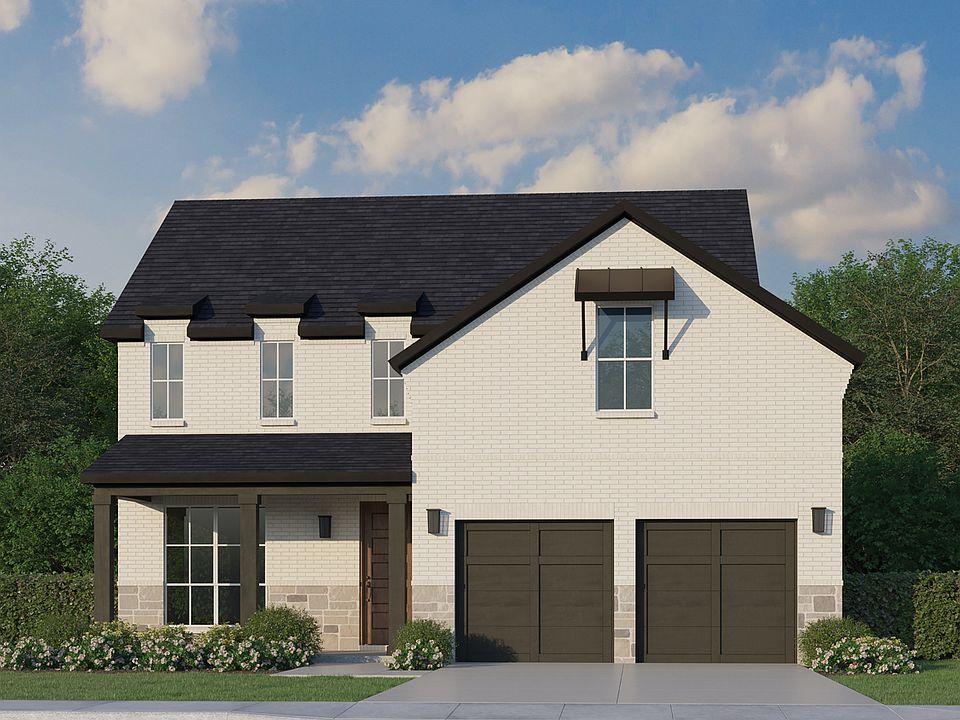 Plan 1542 Elevation C with Stone
