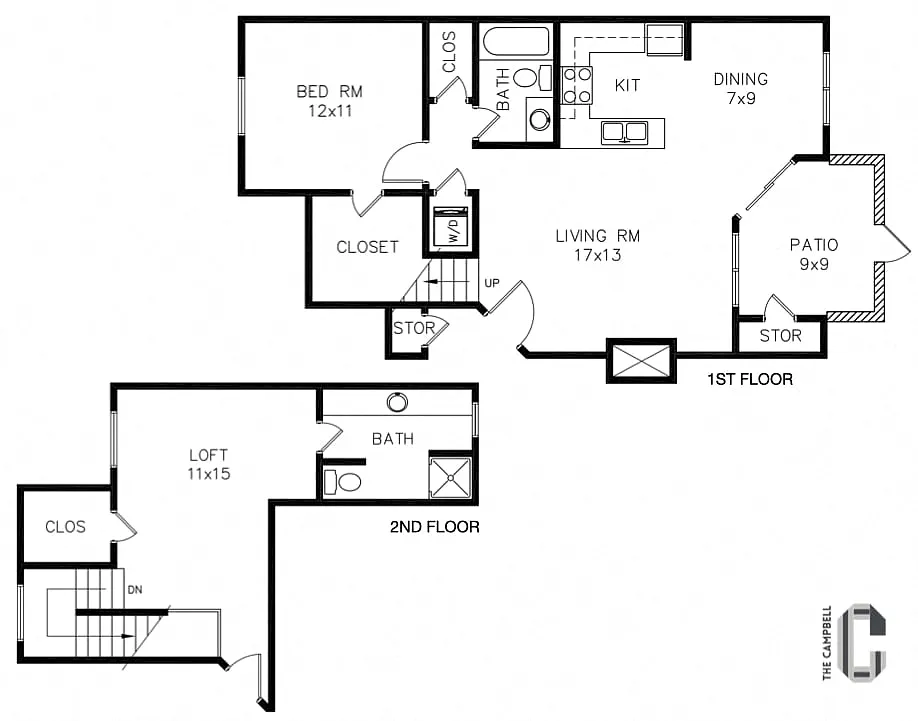 Floor plan B2 Townhome