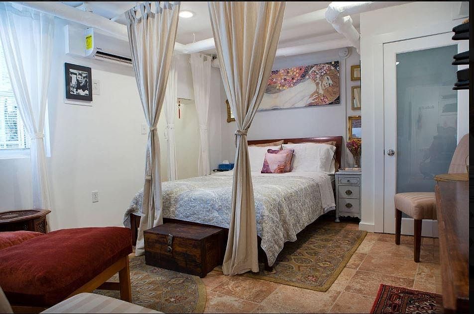 bedroom area/main area of studio