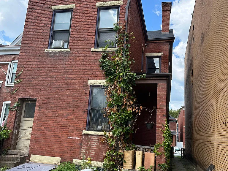 Rear of building