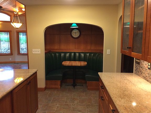 Booth Nook in Kitchen