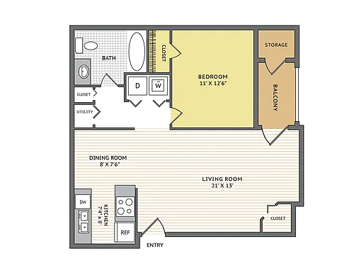 Floor plan Hickory