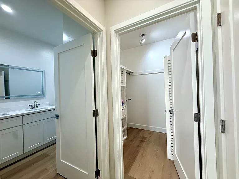 master bath & walk-in closet