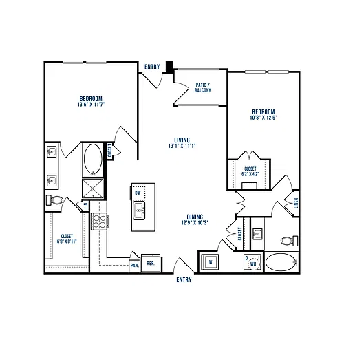 Floor plan B2