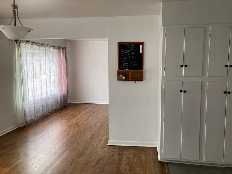 View of dining room + Connection to living room