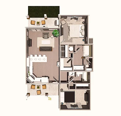 Floor plan 2 Bedroom