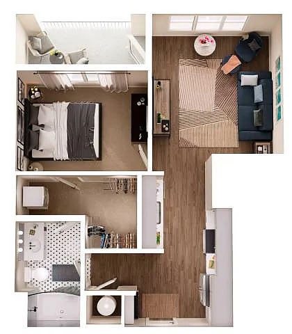 Floor plan A9B