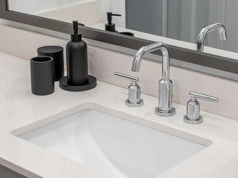 Moen_ Fixtures throughout Bathrooms