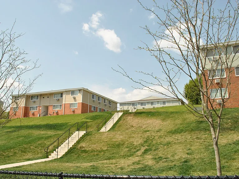 Walkway To Buildings