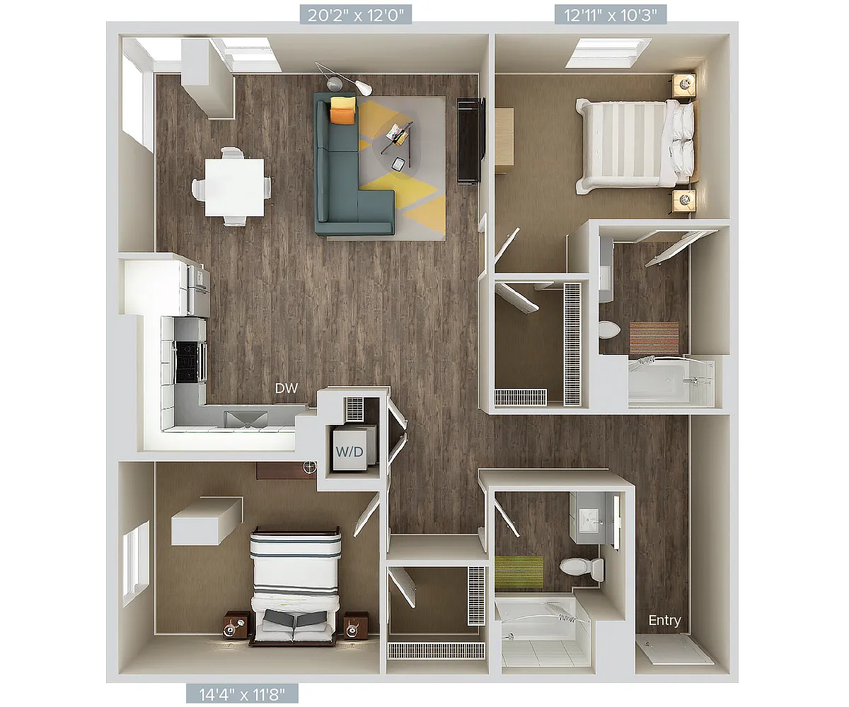 Floor plan B17-1260