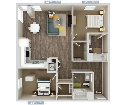 Floor plan B17-1260