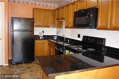 Kitchen with granite counter