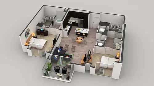 Floor plan 2-6H