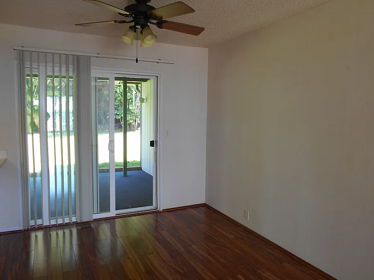 Exit to rear covered Lanai
